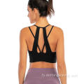 Spaghetti Strap Bh Yoga Sports Bra